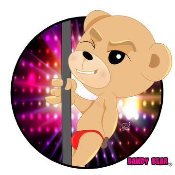 The Bawdy Bear "Pole Dancer" / Premium Fleece Joggers